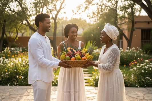 make the man light brown complexion